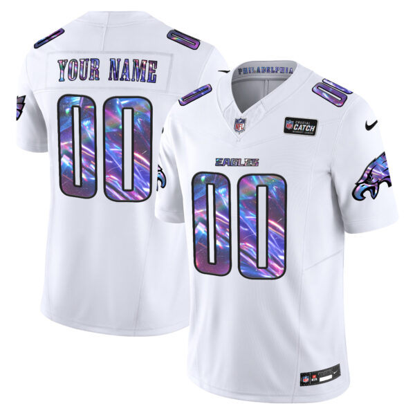 Eagles 2024 Crucial Catch Vapor Limited Custom Jersey V2 - All Stitched - Image 3