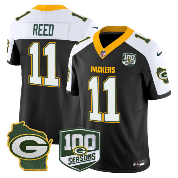 Men's Packers 100th Season & Home Patch Vapor Limited Jersey - All Stitched - Image 4