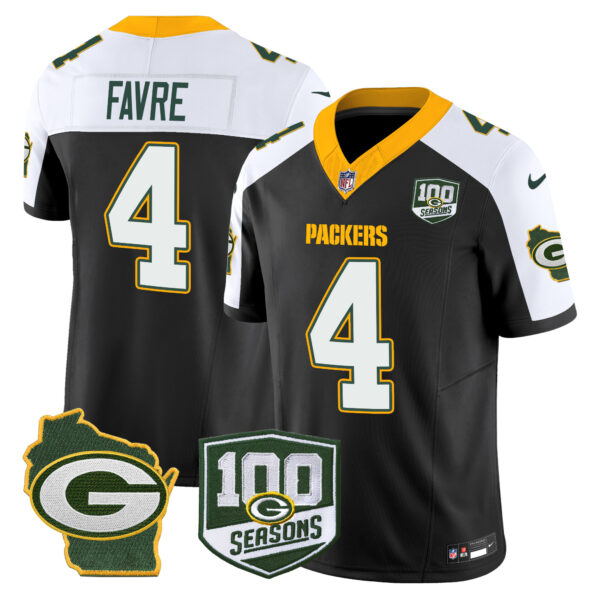 Men's Packers 100th Season & Home Patch Vapor Limited Jersey - All Stitched - Image 6