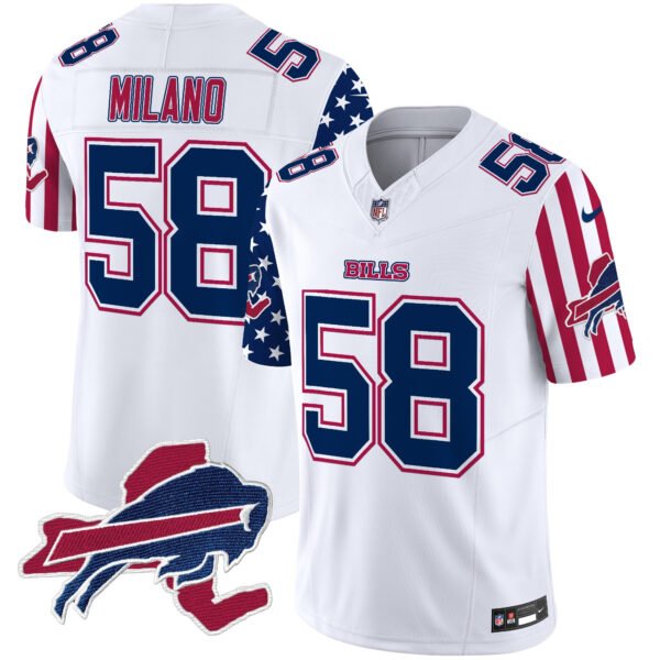Men's Bills American Style Vapor Limited Jersey V2 - All Stitched - Image 5