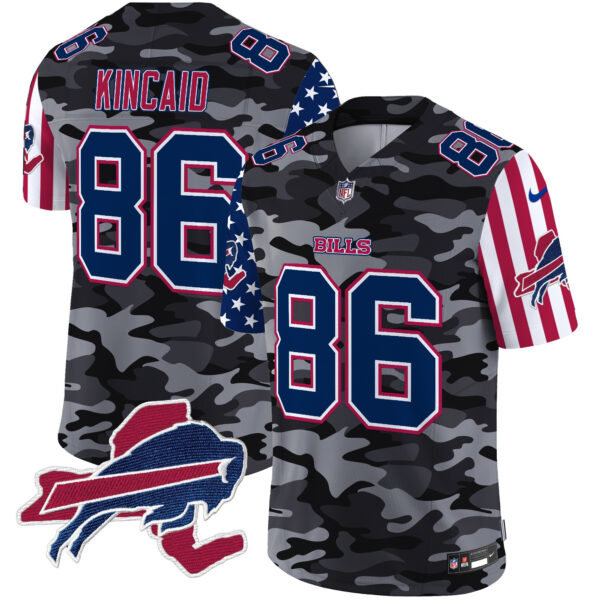 Men's Bills American Style Vapor Limited Jersey V2 - All Stitched - Image 34