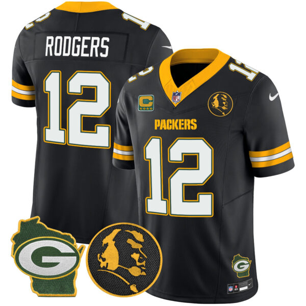 Men's Packers John Madden & Home Patch Vapor Limited Jersey - All Stitched - Image 37