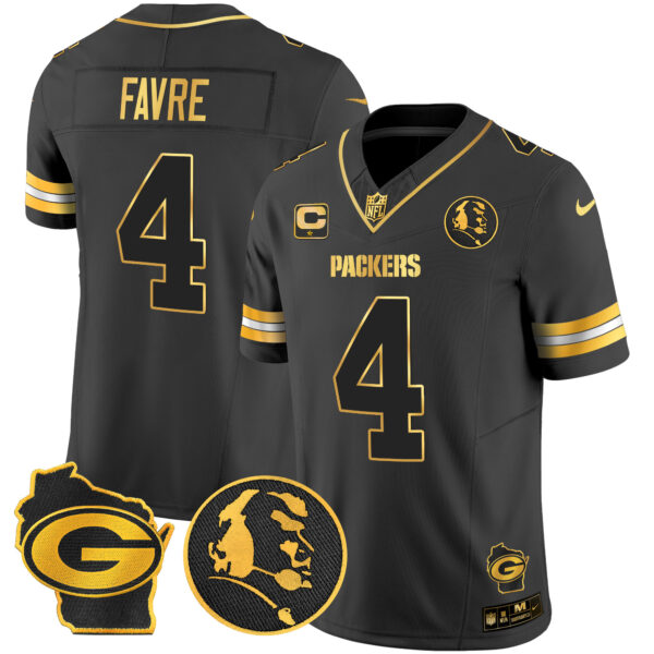 Men's Packers John Madden & Home Patch Gold Vapor Limited Jersey - All Stitched - Image 22