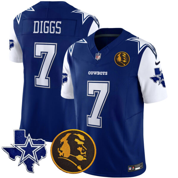 Men's Cowboys Texas & John Madden Patch Vapor Limited Jersey - All Stitched - Image 39