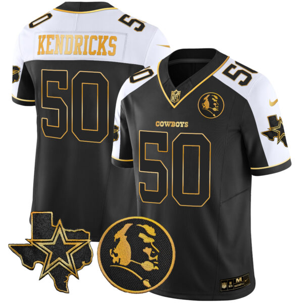 Men's Cowboys Texas & John Madden Patch Gold Vapor Limited Jersey - All Stitched - Image 4