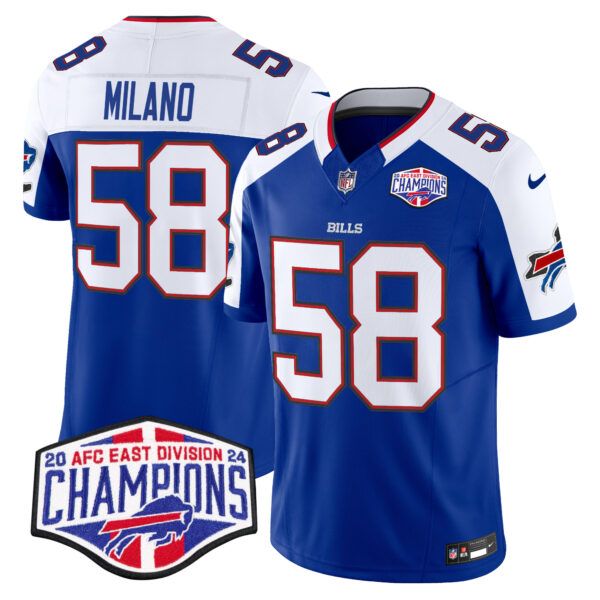 Men's Bills 2024 AFC East Division Champions Vapor Limited Jersey - All Stitched - Image 32
