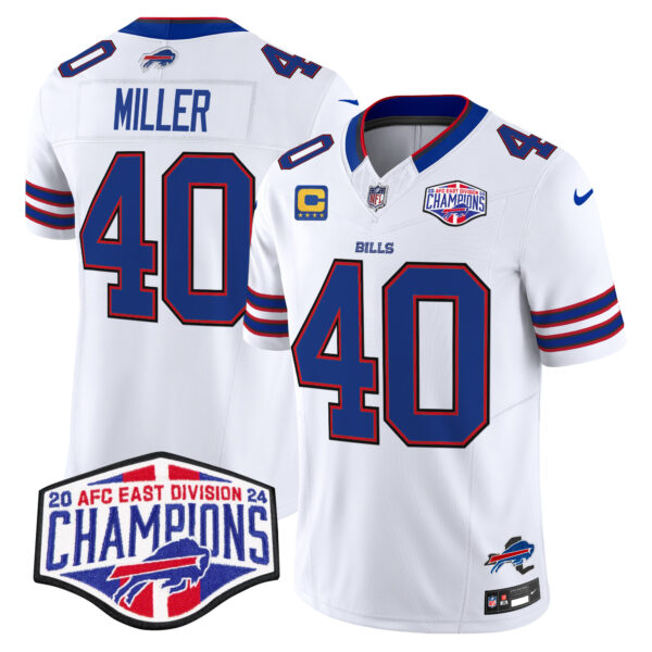 Men's Bills 2024 AFC East Division Champions Vapor Limited Jersey - All Stitched - Image 17