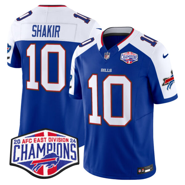 Men's Bills 2024 AFC East Division Champions Vapor Limited Jersey - All Stitched - Image 35