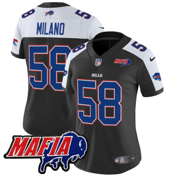 Women's Buffalo Bills 2025 Bills Mafia Patch Vapor Limited Jersey - All Stitched - Image 45