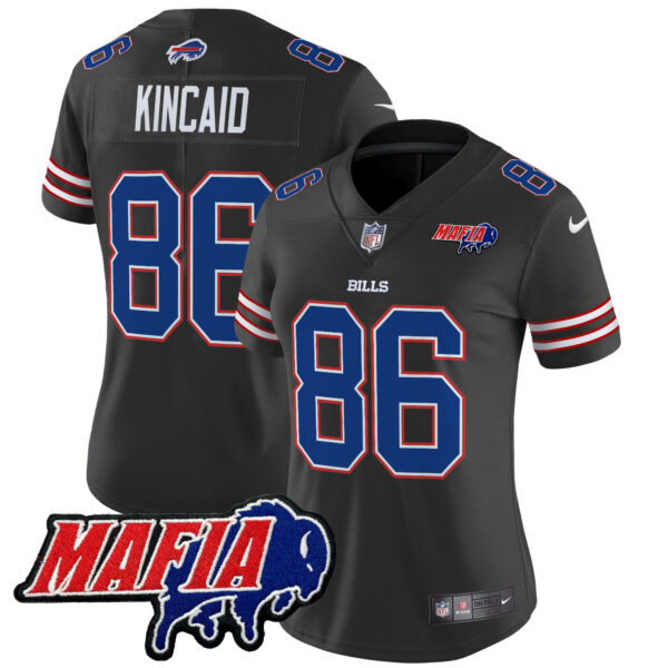 Women's Buffalo Bills 2025 Bills Mafia Patch Vapor Limited Jersey - All Stitched - Image 30