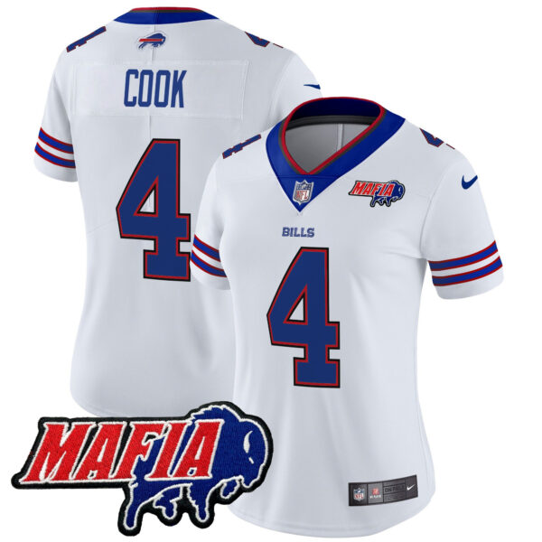 Women's Buffalo Bills 2025 Bills Mafia Patch Vapor Limited Jersey - All Stitched - Image 19