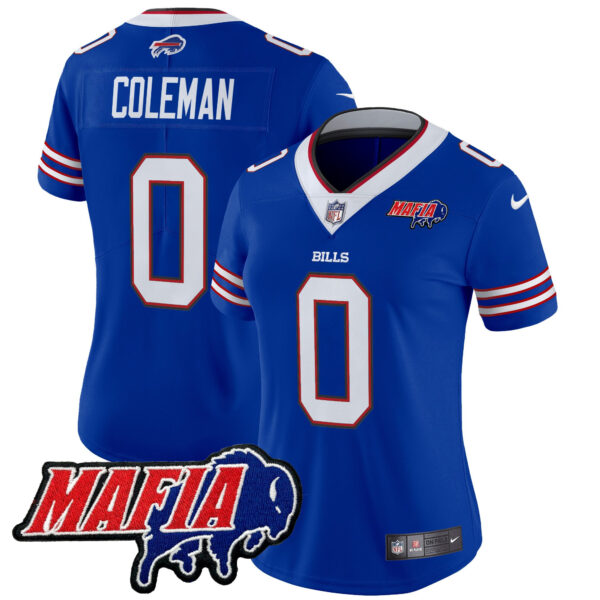 Women's Buffalo Bills 2025 Bills Mafia Patch Vapor Limited Jersey - All Stitched - Image 7