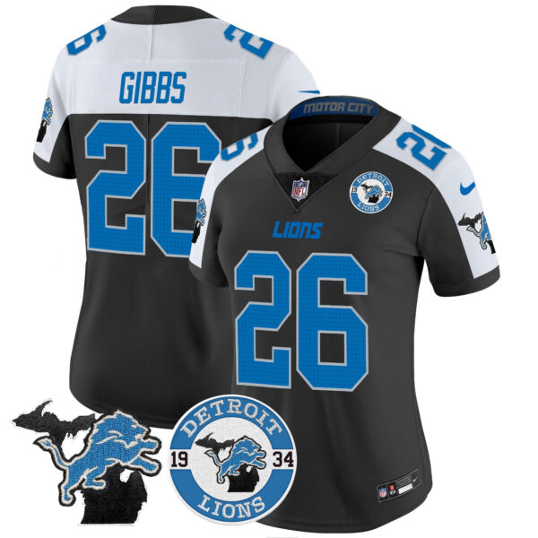 Women's Detroit Lions 2024 Vapor Limited Jersey - Est. 1934 Patch - All Stitched - Image 7