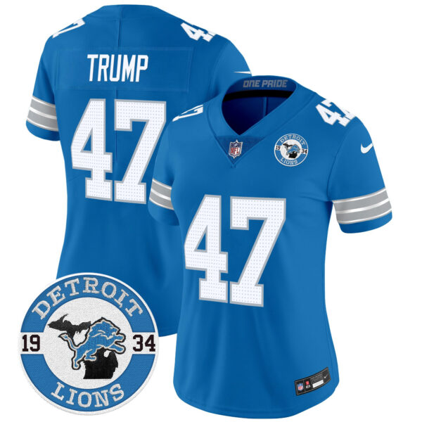 Women's Detroit Lions 2024 Vapor Limited Jersey - Est. 1934 Patch - All Stitched - Image 32