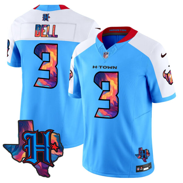 Men's Houston Texans 2024 Special Vapor Limited Jersey - All Stitched - Image 44