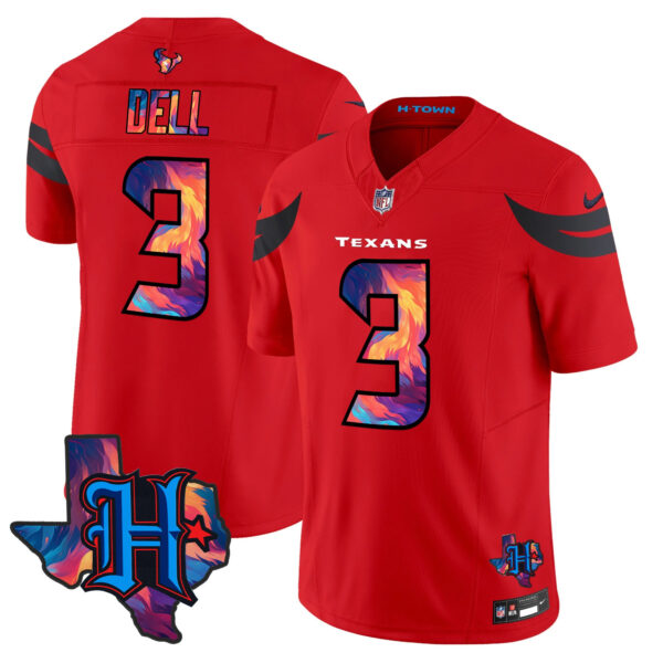 Men's Houston Texans 2024 Special Vapor Limited Jersey - All Stitched - Image 24