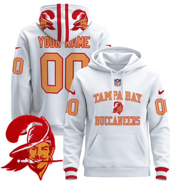 Tampa Bay Buccaneers 2024 Custom Pullover Hoodie V3 - All Stitched - Image 3