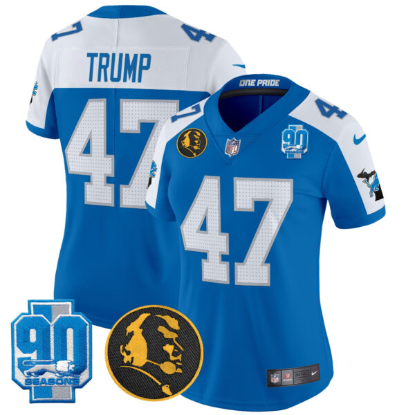Women's Detroit Lions 2024 90th & John Madden Patch Vapor Limited Jersey - All Stitched - Image 24