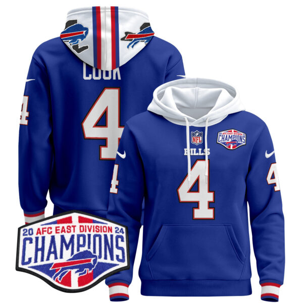 Men's Buffalo Bills 2024 Pullover Hoodie V2 - All Stitched - Image 2