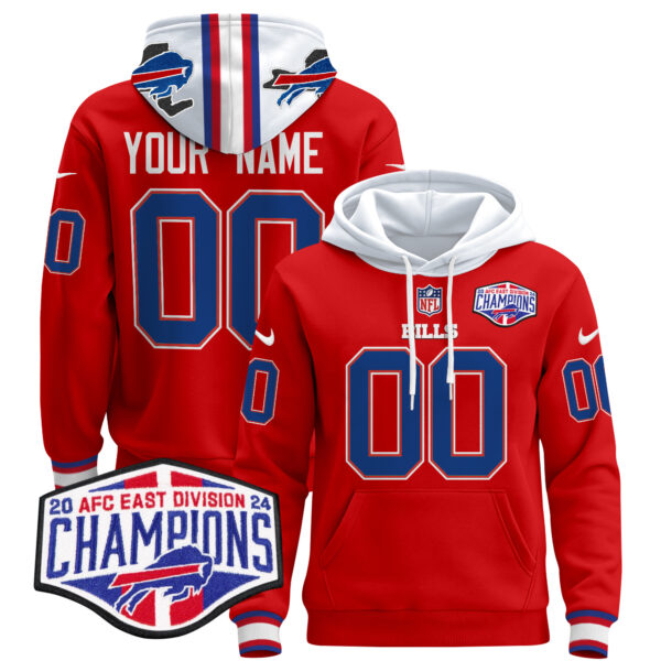 Buffalo Bills 2024 Custom Pullover Hoodie V2 - All Stitched - Image 2