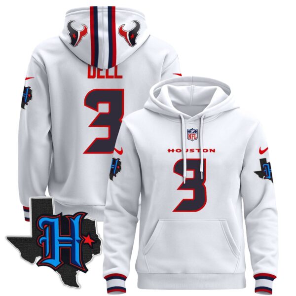 Men's Houston Texans 2024 Pullover Hoodie - All Stitched - Image 31