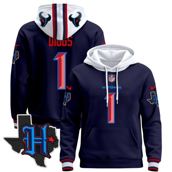Men's Houston Texans 2024 Pullover Hoodie - All Stitched - Image 2