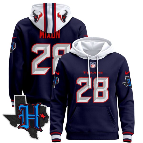 Men's Houston Texans 2024 Pullover Hoodie - All Stitched - Image 12