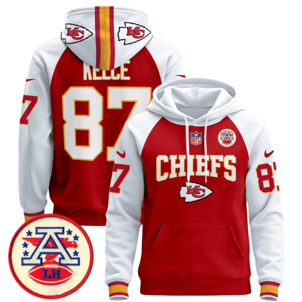 Men's Kansas City Chiefs 2024 Pullover Hoodie V2 - All Stitched - Image 29