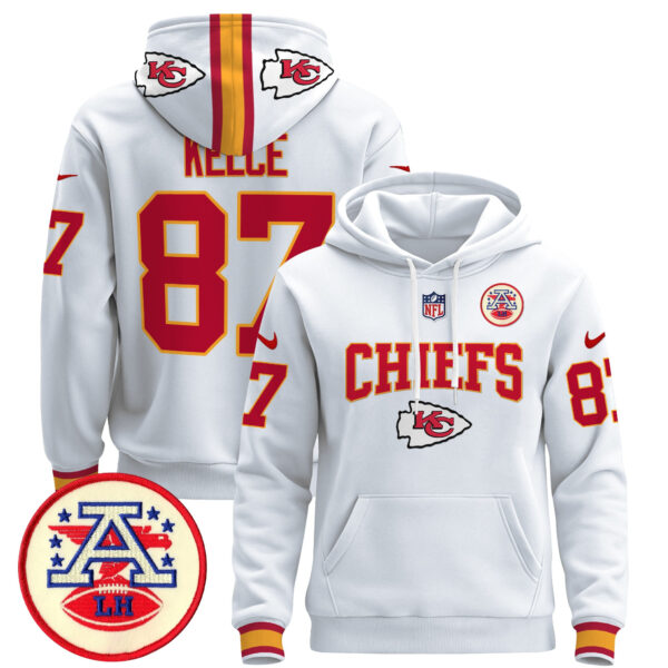 Men's Kansas City Chiefs 2024 Pullover Hoodie V2 - All Stitched - Image 11