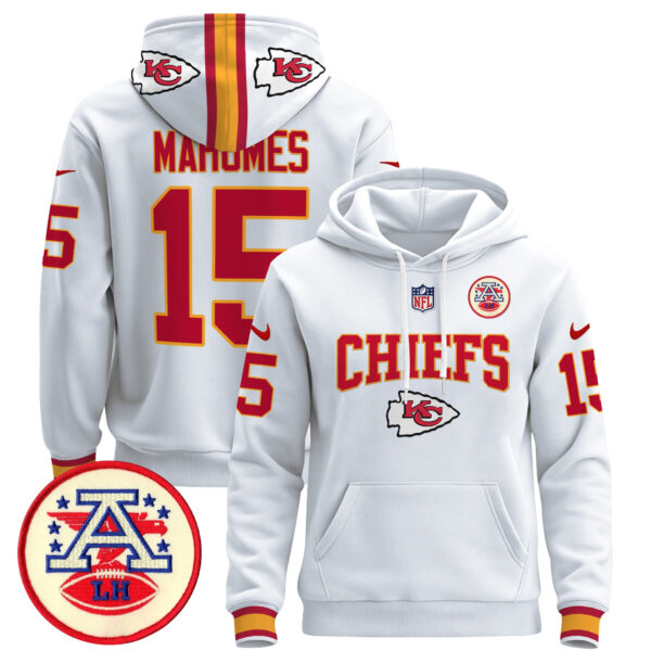 Men's Kansas City Chiefs 2024 Pullover Hoodie V2 - All Stitched - Image 10