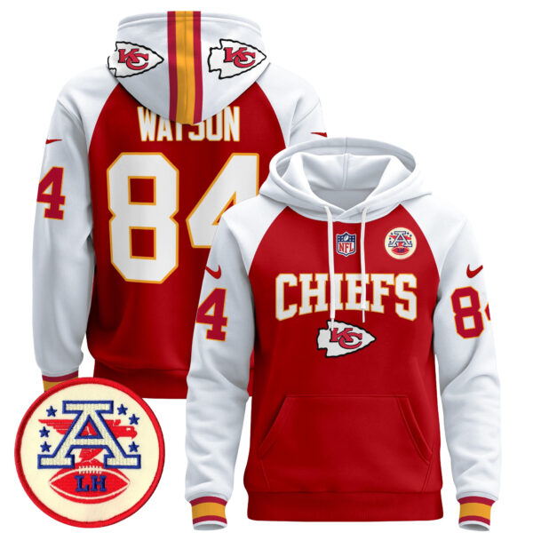 Men's Kansas City Chiefs 2024 Pullover Hoodie V2 - All Stitched - Image 32