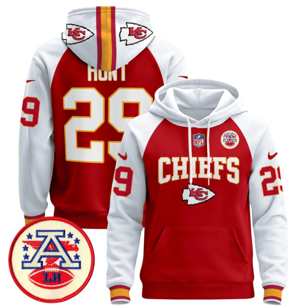 Men's Kansas City Chiefs 2024 Pullover Hoodie V2 - All Stitched - Image 35