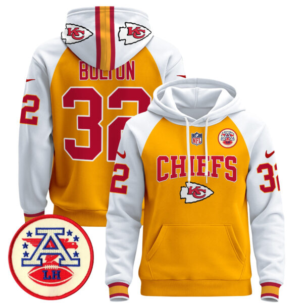 Men's Kansas City Chiefs 2024 Pullover Hoodie V2 - All Stitched - Image 42