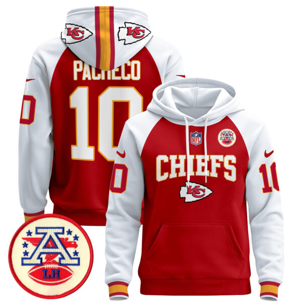 Men's Kansas City Chiefs 2024 Pullover Hoodie V2 - All Stitched - Image 31