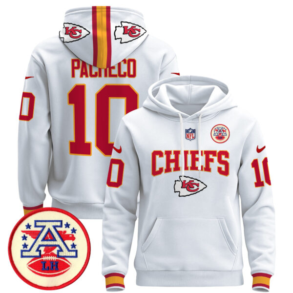 Men's Kansas City Chiefs 2024 Pullover Hoodie V2 - All Stitched - Image 13