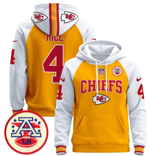 Men's Kansas City Chiefs 2024 Pullover Hoodie V2 - All Stitched - Image 43