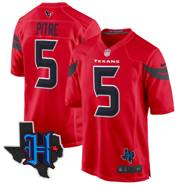 Men's Houston Texans 2024 Texas Patch Game Jersey - All Stitched - Image 26