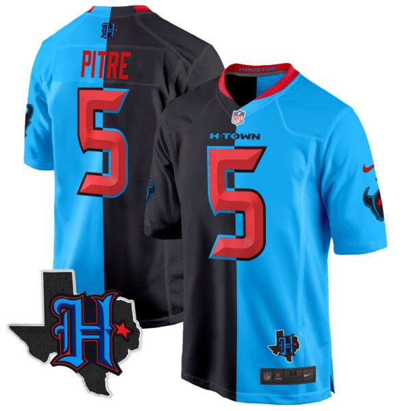 Men's Houston Texans 2024 Texas Patch Game Jersey - All Stitched - Image 44