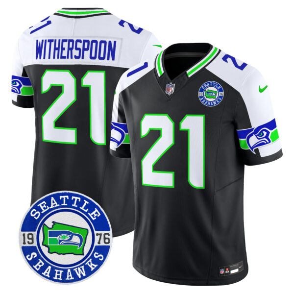 Men's Seahawks 2025 Seattle Est. 1976 Patch Vapor Limited Jersey - All Stitched - Image 5