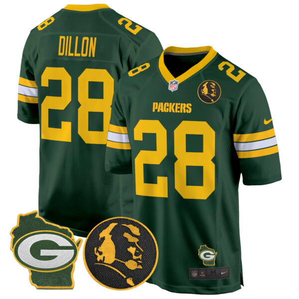Men's Packers John Madden & Home Patch Game Jersey - All Stitched - Image 18