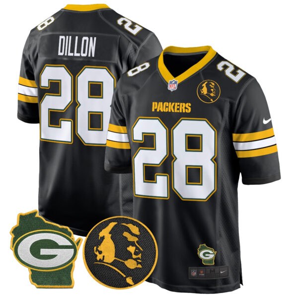 Men's Packers John Madden & Home Patch Game Jersey - All Stitched - Image 34
