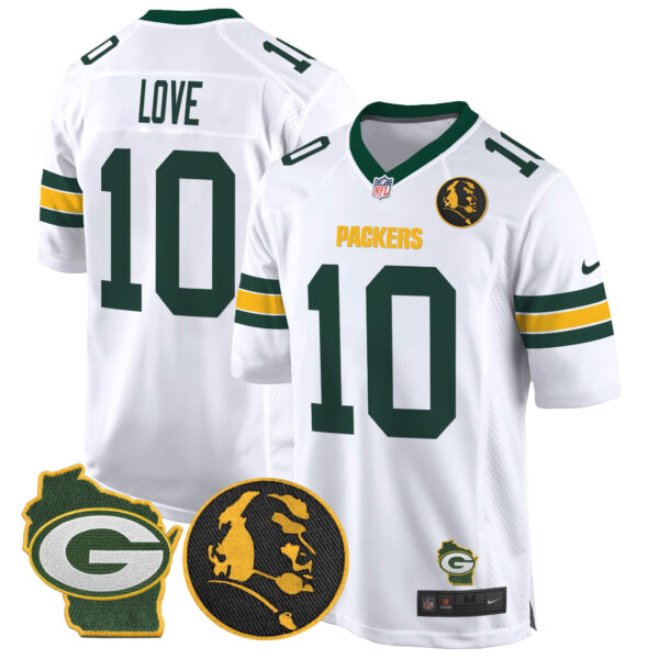Men's Packers John Madden & Home Patch Game Jersey - All Stitched - Image 25