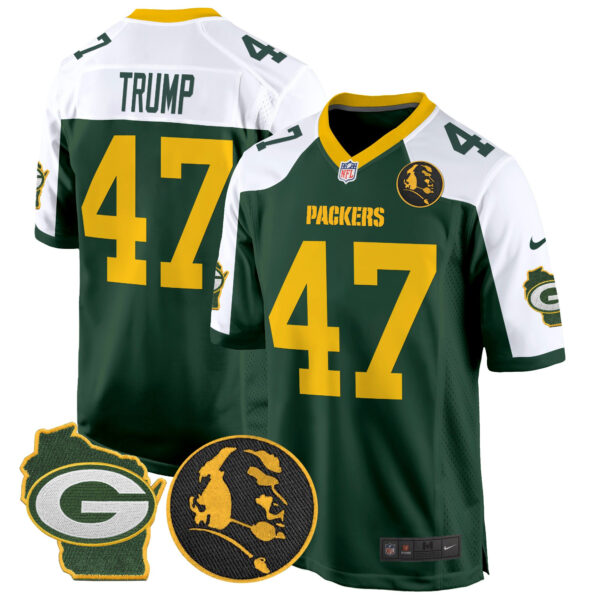 Men's Packers John Madden & Home Patch Game Jersey - All Stitched - Image 16