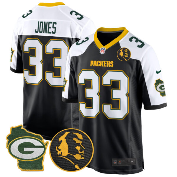 Men's Packers John Madden & Home Patch Game Jersey - All Stitched - Image 3