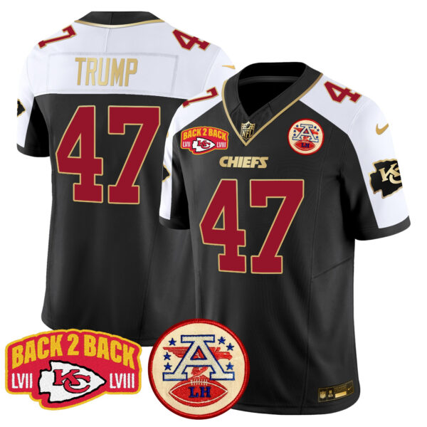 Men's Chiefs Super Back 2 Back Patch Vapor Limited Jersey - All Stitched - Image 8