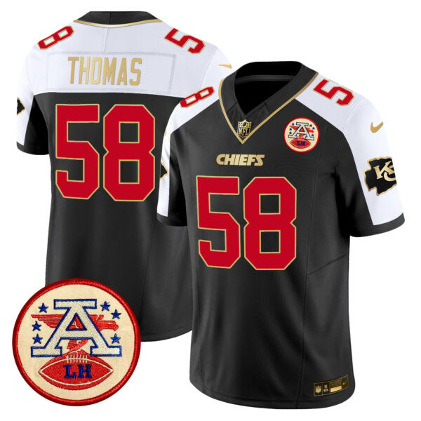 Men's Chiefs 2024 Lamar Hunt Patch Vapor Limited Jersey - All Stitched - Image 3