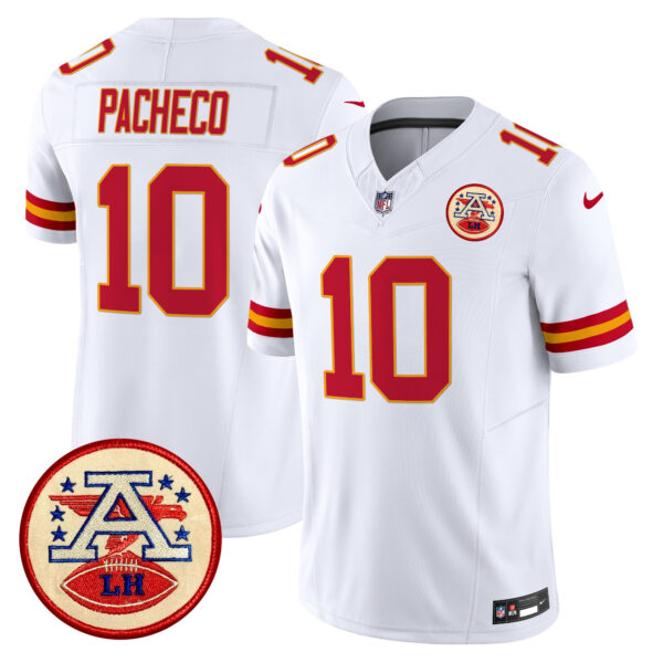 Men's Chiefs 2024 Lamar Hunt Patch Vapor Limited Jersey - All Stitched - Image 52