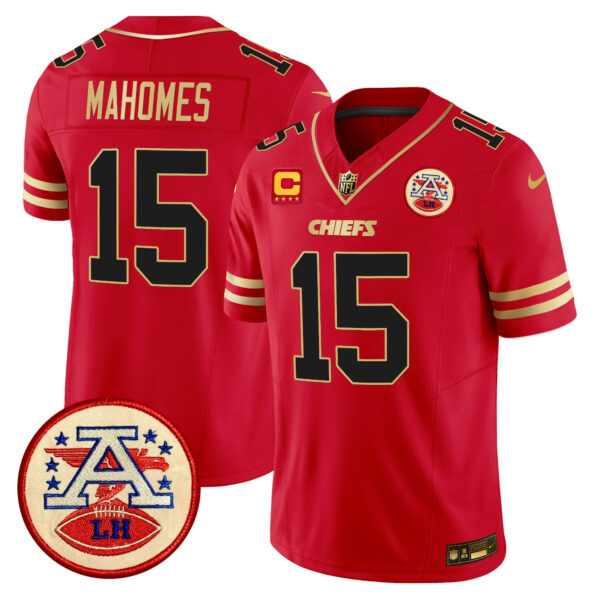 Men's Chiefs 2024 Lamar Hunt Patch Vapor Limited Jersey - All Stitched - Image 17