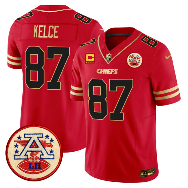 Men's Chiefs 2024 Lamar Hunt Patch Vapor Limited Jersey - All Stitched - Image 18