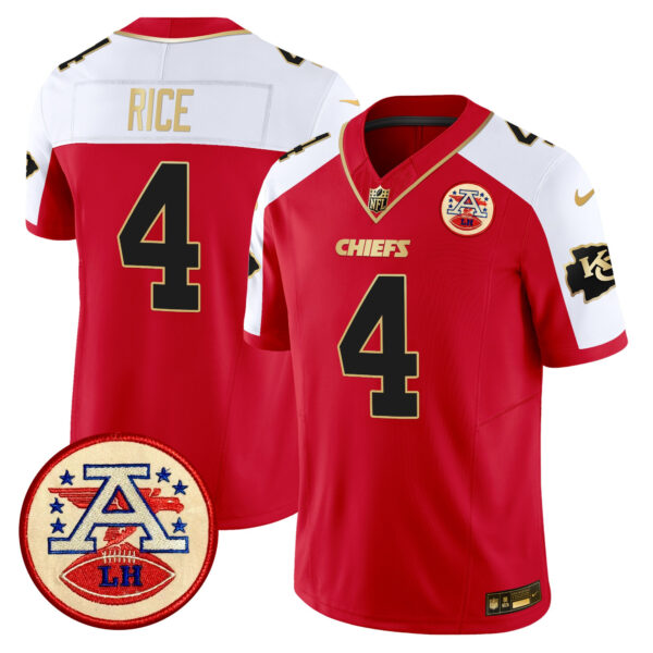 Men's Chiefs 2024 Lamar Hunt Patch Vapor Limited Jersey - All Stitched - Image 15